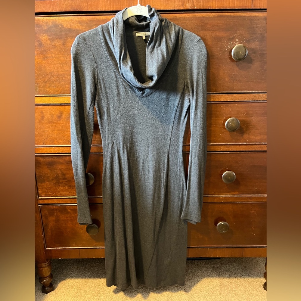 Women’s James Perse, XS, Grey Jersey Cowl Neck Dress